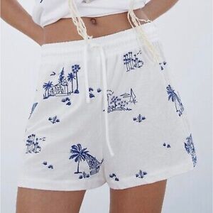 NWT Zara Printed Shorts